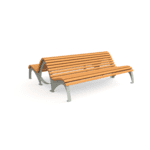 Banc Double Relax 4-6-10pl PASEO BOIS 