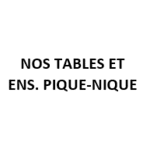 NOS TABLES ET ENSEMBLES PIQUE NIQUE